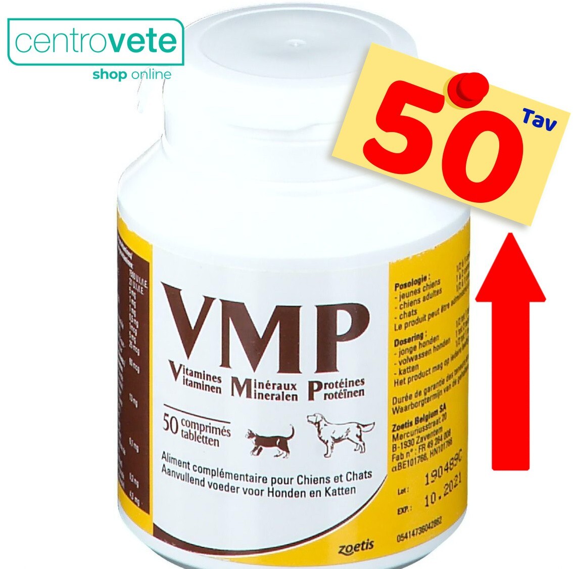 VMP Zoetis 50 Tavolette Cani | Pelle Sana e Articolazioni Protette