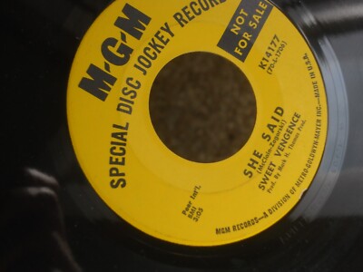 Z23 MGM K14177 GARAGE ROCK SWEET VENGENCE MARK THOMAS TOMORROW SHE