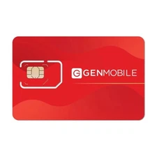Gen Mobile Sim Card 5G On T-Mobile Network