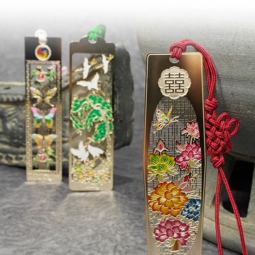 Korean Traditional Metal Bookmark 36Types For gifts Luxurious packaging FREESHIP - Picture 1 of 44