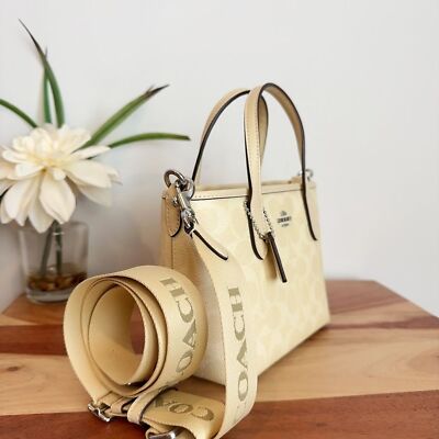 NWT Coach City Mini Tote Bag In Signature Canvas | eBay