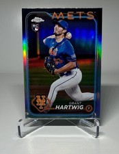 2024 Topps Chrome Grant Hartwig RC #45 Refractor New York Mets