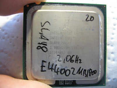 Intel Core2Duo Processor E4500 2.2 GHz, 2MB Cache, 800 MHz FSB SLA95