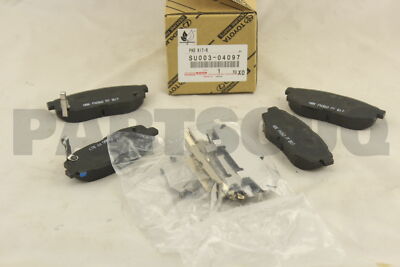 SU00304097 Genuine Toyota PAD KIT, DISC BRAKE, REAR SU003-04097 | eBay 
