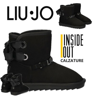 Stivale imbottito Liu Jo nero donna bambina stivaletto inverno moda NUOVO |  eBay