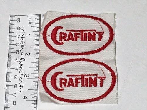 Vintage CRAFTINT Mfg Art Supply Cartoon Graphics Fabric Patch Cheesecloth Sew-on - Picture 2 of 6