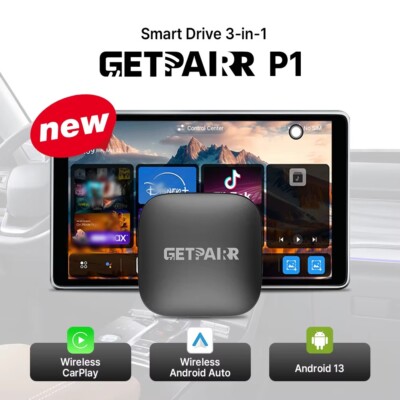 3-in-1 Android 13 CarPlay Ai Box Wireless Android Auto Adapter -QCM6125 -8+128G