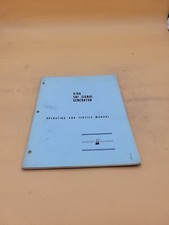 HEWLETT PACKARD 626A SHF SIGNAL GENERATOR OPERATING AND SERVICE GUIDE MANUAL