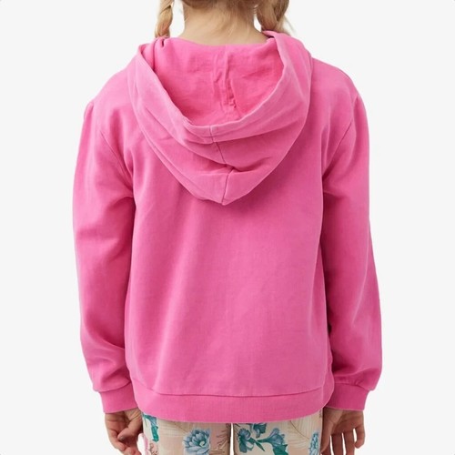 NWOT O'Neill Girl's Fallon Fleece Pink Hoodie Sweatshirt Pullover Long Sleeve S - Picture 2 of 6