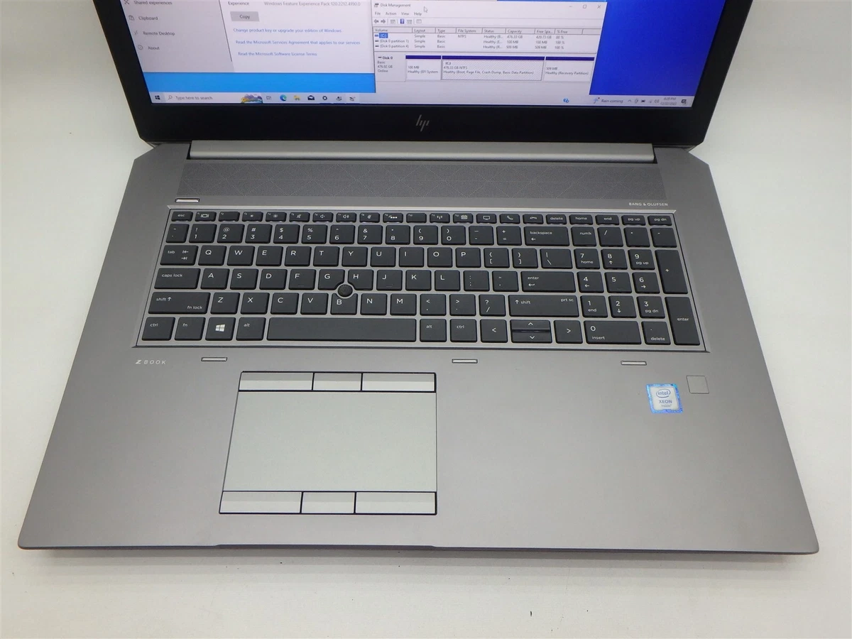 HP ZBook 17 G6 Intel Xeon E-2286M nVidia RTX5000 (16GB DDR6) 48GB RAM 512 Laptop