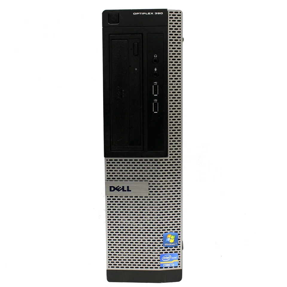 Dell OptiPlex 390 Desktop 2nd Gen i3 3.10GHz 8GB 256GB SSD DVD HDMI W10P w/22" - Image 2 of 4