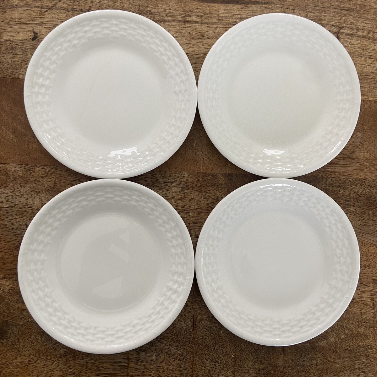 Bread Basket Serving Set Of Four Coalport Nantucket White
