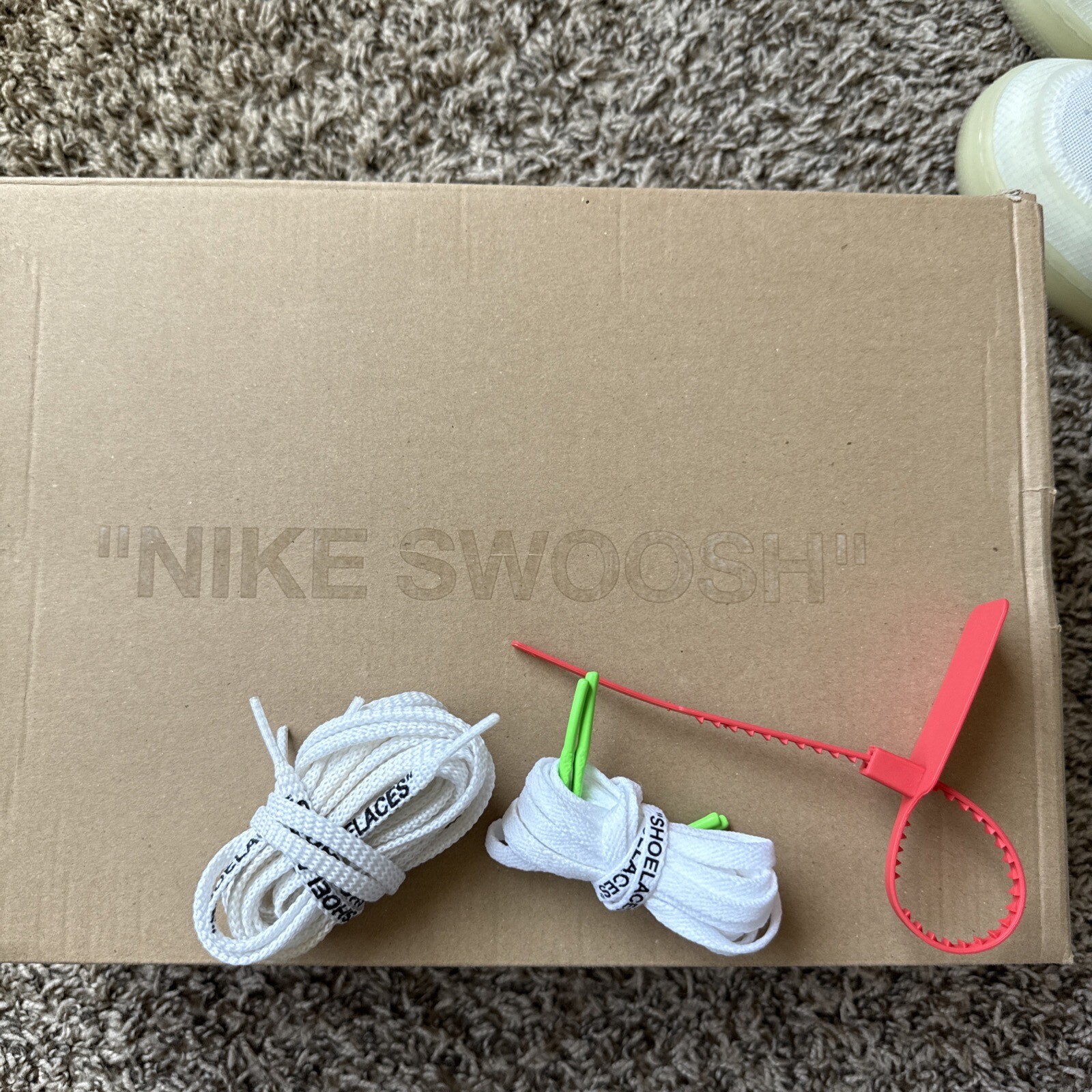 OFF WHITE X NIKE Nike Off White x Air Force 1 Low The Ten A04606 100 da uomo taglia 10 5