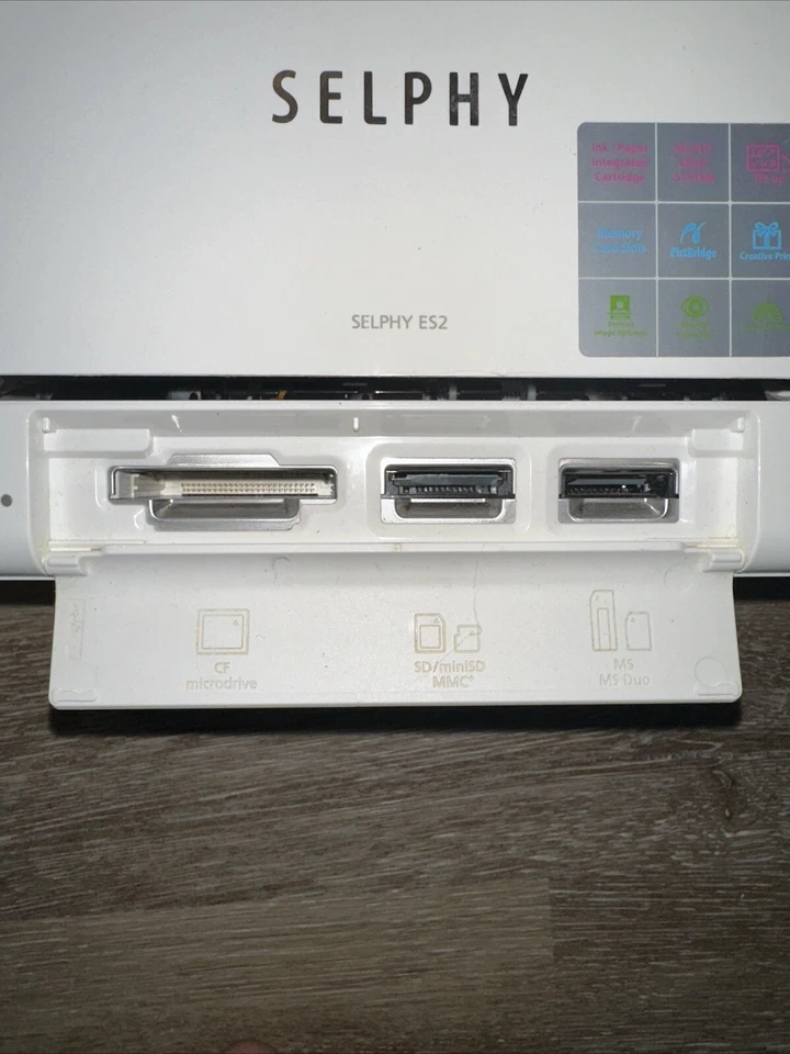 Canon SELPHY ES2 Workgroup Thermal Photo Printer Parts Turns On Won't Print 4x6 - Image 4 of 4