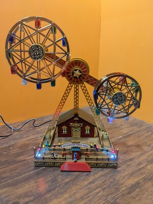 Mr Christmas Double Ferris Wheel Animated Carnival Ride Mr Christmas Double Ferris Wheel Animated Carnival Ride
