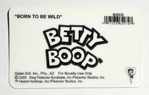 Biker Babe - Betty Boop - Driver's License - Novelty Funny - Picture 2 of 2