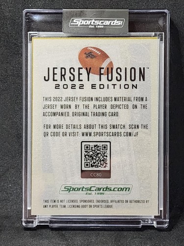 2022 Jersey Fusion Game Used Patch Cris Collinsworth SP - Picture 4 of 4