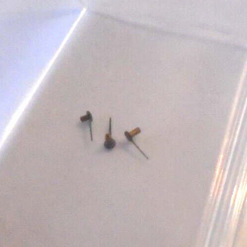 3 HAMILTON 14/0 SIZE BLUE SECOND HANDS SHORT POST #8881-209441 NOS  --BB-1444