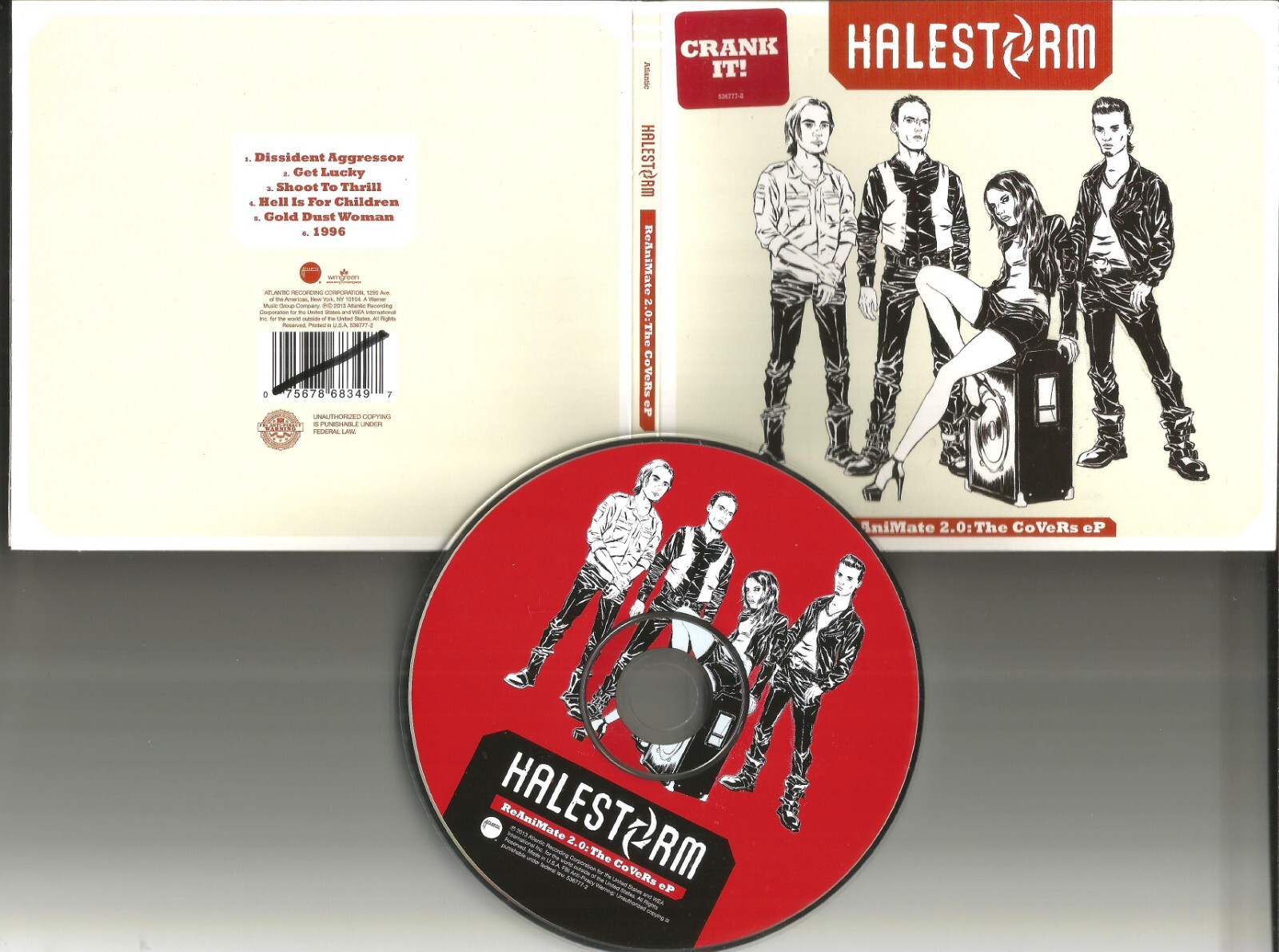 HALESTORM Reanimate CD AC/DC Judas Priest DAFT PUNK Fleetwood Mac PAT BENATAR