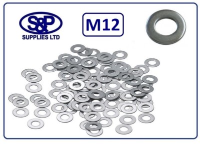 M12 (12mm) A2 / 304 EDELSTAHL UNTERLEGSCHEIBE FORM A FLACHSCHEIBE ST/STAHL ST/ST