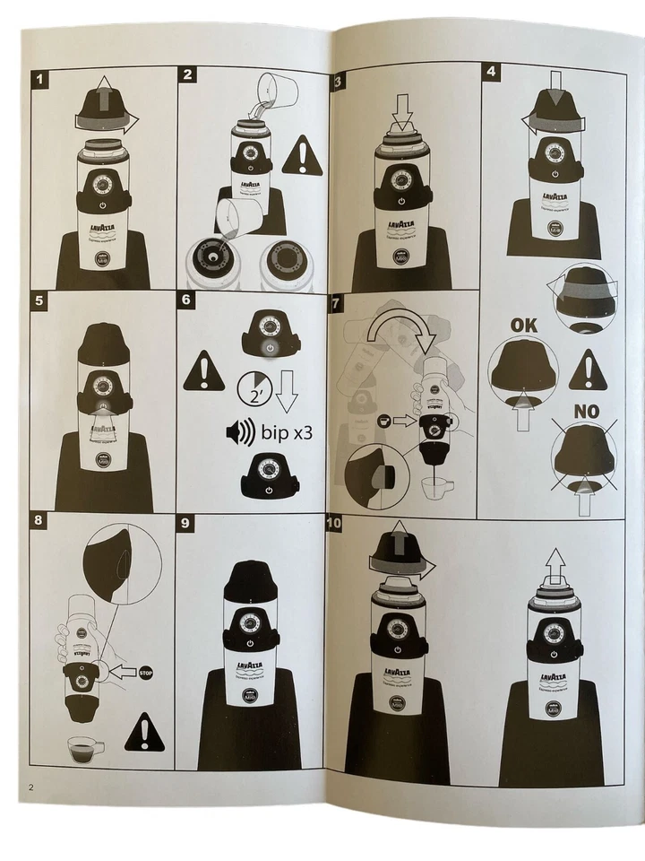 MACCHINA DA CAFFÈ LAVAZZA DA VIAGGIO 12V 140W AUTO CAMION CAMPER - Image 2 of 4