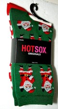 Womens Santa Claus Christmas Holiday Socks New Pair Crew Fits Shoe size 4-10.5
