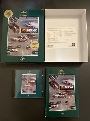 Nascar Racing Papyrus PC IBM CD-ROM Big Box 
