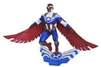 Marvel Gallery Capitan Amerika Sam Wilson Figure Pvc Statuen Diamond Select Toys