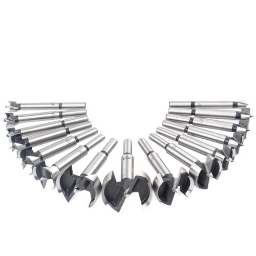 15tlg 10-50mm Forstnerbohrer Satz Forstnerbohrer Set Holzbohrer Holzkasten NEU - Bild 14 von 18