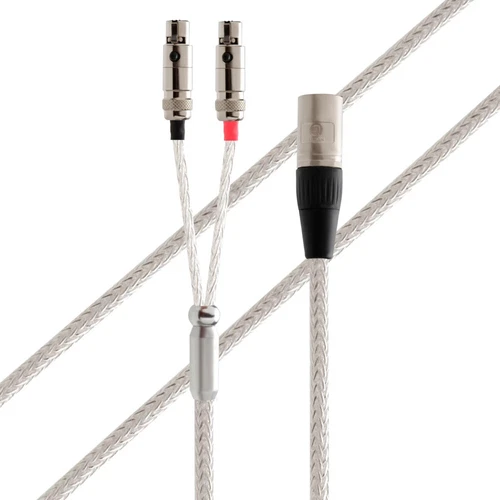HiFi 16 Kerne reines Silber 4 Pin XLR symmetrisches Kabel für Audeze LCD-2 LCD-3 LCD-4 LCD - Bild 5 von 7