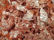 10 Grams of....Premium Quality Copper Leaf Flakes ....& Lowest price online !!