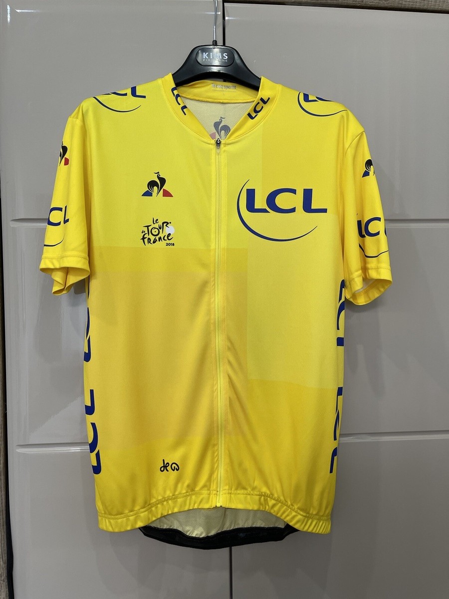 Le Coq Sportif LCL Team Tour De France 2018 Yellow Jersey Shirt
