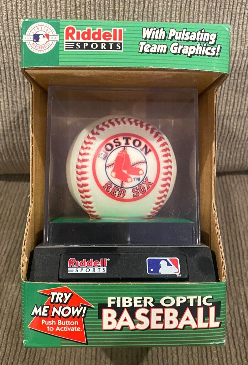 Vintage Red Sox Fiber Optic Baseball Riddell Sports 2000