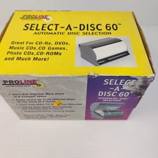 NOS VTG CD, DVD, Blu-Ray, Games Storage Case, Proline Select A Disc 60