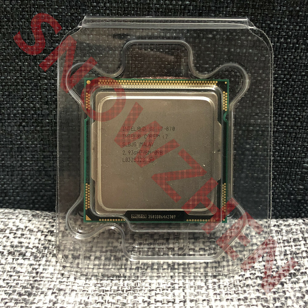Intel Core i7-870 CPU Quad-Core 2.93 GHz 8M SLBJG LGA 1156