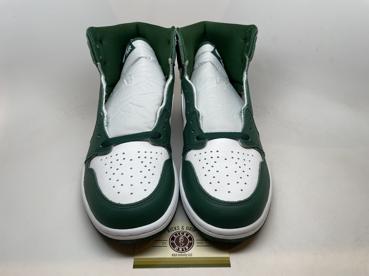 Air Jordan 1 Retro High OG 'Gorge Green' Green/Silver Mens 10.5 11