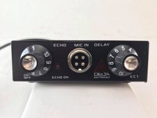 DELTA EC1 4 pin Cobra CB HAM DYNAMIC MIC AMPLIFER / ECHO CHAMBER w/ ROGER BEEP