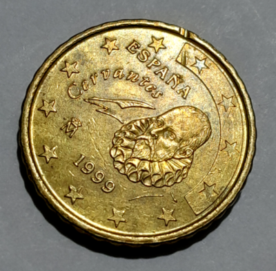 スペイン (ESPAÑA)1999年 セルバンテス 10セント硬貨 Rare 10 euro cent coin Spain 1999 Cervantes | eBay