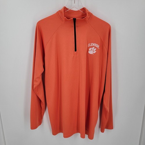 Clemson Tigers Quarter Zip Pullover Shirt Herren XL NCAA Football Knights Apparel