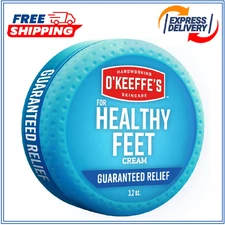 O'Keeffe's for Healthy Feet Foot Cream - 3.2 oz Jar (1 Pack) - Guaranteed Relief