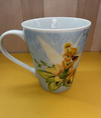 Disney Tinkerbell  Faith, Trust and Pixie Dust  16 oz Coffee Tea Mug Retired