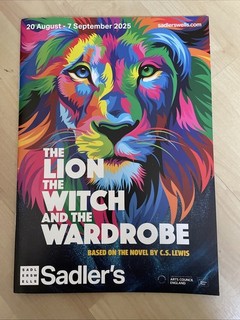 The Lion The Witch & The Wardrobe Programme Sadlers Wells 2025