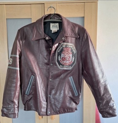 Lederjacke Varsity Apollo Sportswear Moira Secondary School Kanada Gr. L / 42