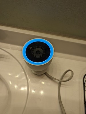 Nest Cam IQ Outdoor Security Camera, White with Power Cord