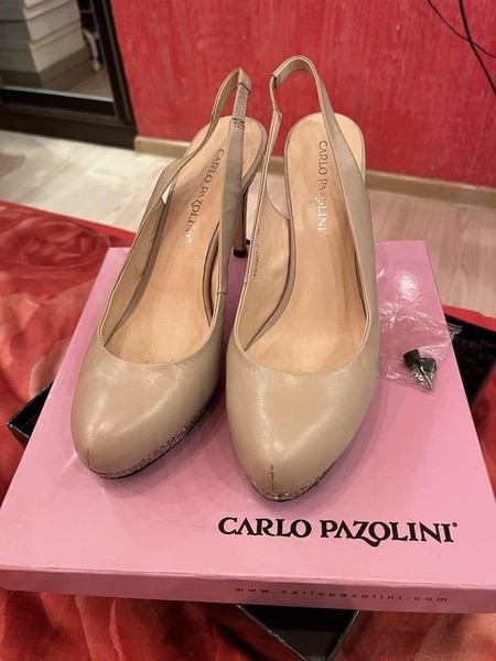 Women Carlo Pazolini Heels Nude Leather 38