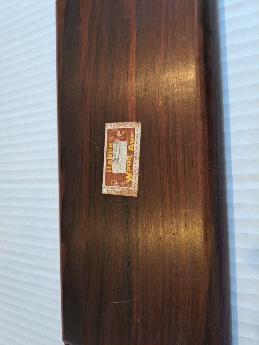 Jean Gillon Jacaranda Wood Tray Vintage Mid Century Modern Brazil