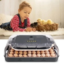 70 Eggs Incubator Automatic Turning Quail Chick Chicken Hatcher For Hatching Egg
