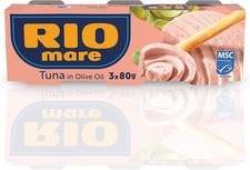 Rio Mare Tuna in Olive Oil, 3 x 80g, Prime Quality, Tinned Fish, Italy's Favouri