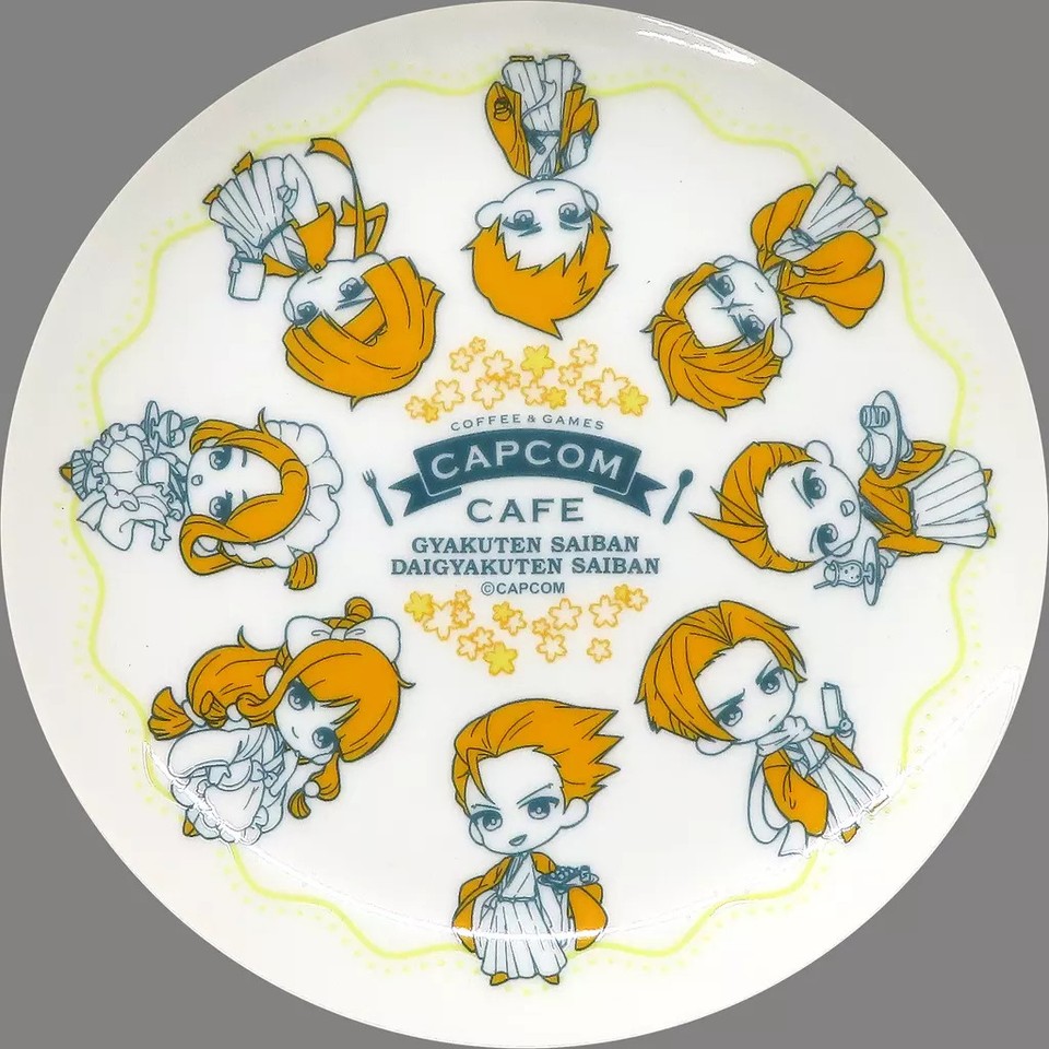 Plate Gathering Capcom Cafe Ace Attorney Great | eBay Australia