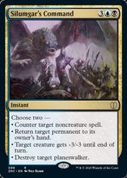 Silumgar's Command 099 Commander: Zendikar Rising Rare MTG